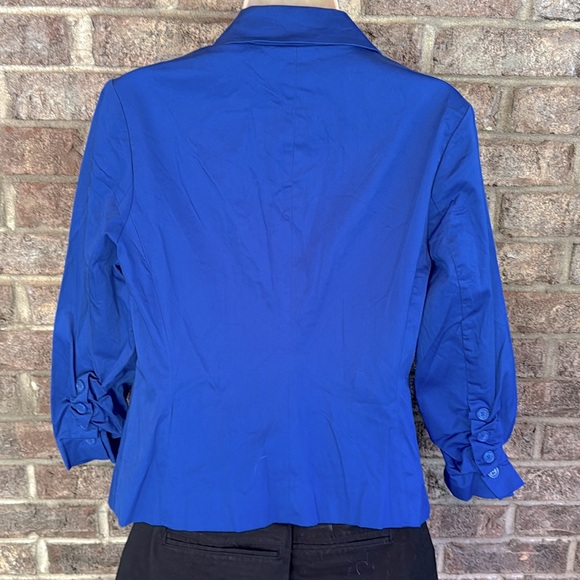 EST. 1946 king blue blazer three-quarter sleeve size S - Picture 7 of 13